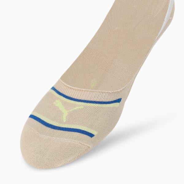 Lifestyle Footie Socks Pack of 3, Lily Pad-Royal Sapphire-Pristine, extralarge-IND