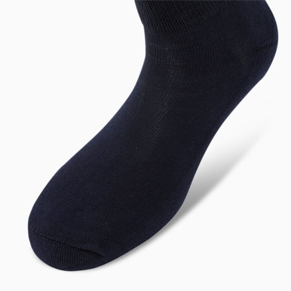 Half Terry Ankle-Length Socks Pack of 3, Club Navy-PUMA Navy-PUMA Black, extralarge-IND