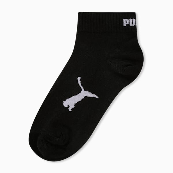 Quarter Socks Pack of 1, PUMA Black-PUMA White, extralarge-IND