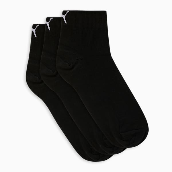 Quarter Socks Pack of 3, PUMA Black, extralarge-IND