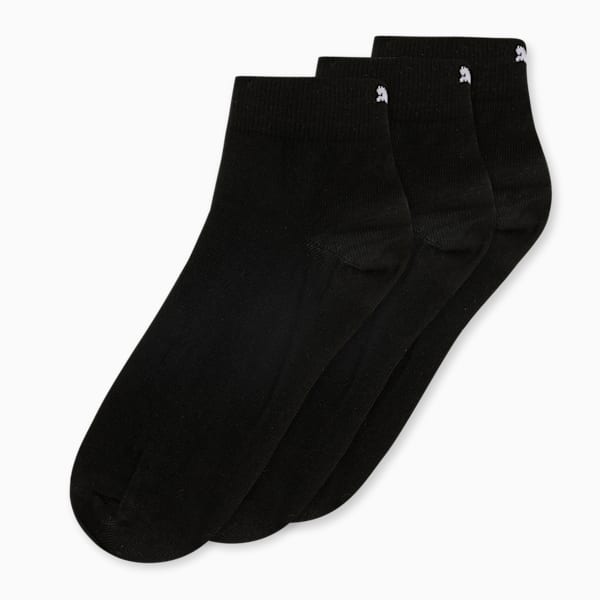 Quarter Unisex Socks Pack of 3, PUMA Black, extralarge-IND