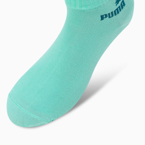 Quarter Socks Pack of 3, Petit Four-Mint-PUMA White, extralarge-IND