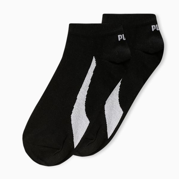 Sneaker Socks Pack of 2, PUMA Black-PUMA White, extralarge-IND