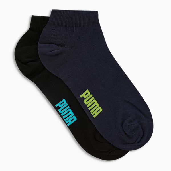 Sneaker Socks Pack of 2, PUMA Black-PUMA Navy, extralarge-IND