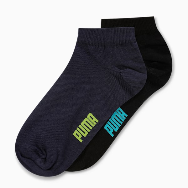 Sneaker Socks Pack of 2, PUMA Black-PUMA Navy, extralarge-IND
