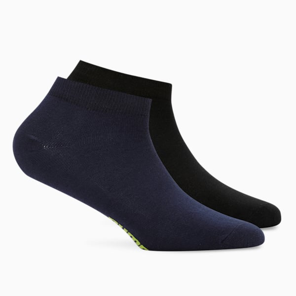 Sneaker Socks Pack of 2, PUMA Black-PUMA Navy, extralarge-IND