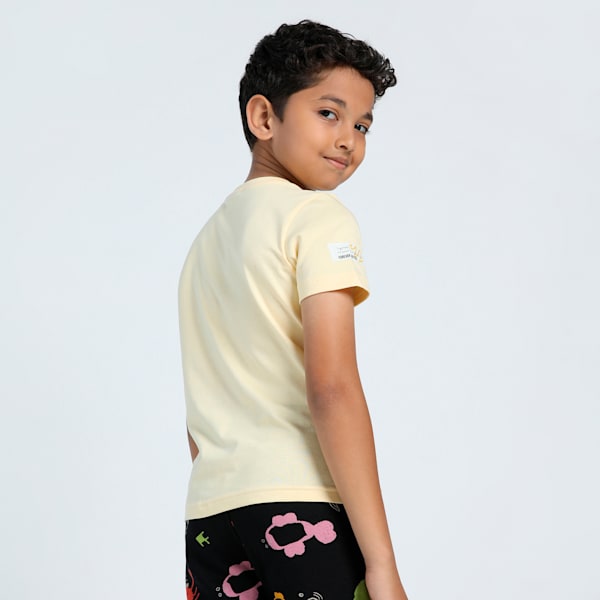 Classics Graphic Youth Tee, Creamy Vanilla, extralarge-IND