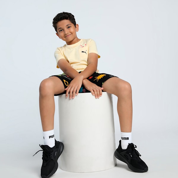 Classics Graphic Youth Tee, Creamy Vanilla, extralarge-IND