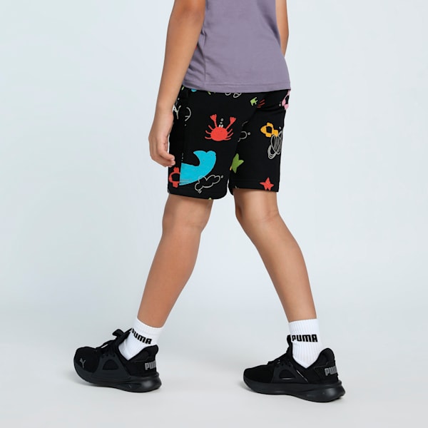 Classics Graphic Youth Shorts, PUMA Black, extralarge-IND
