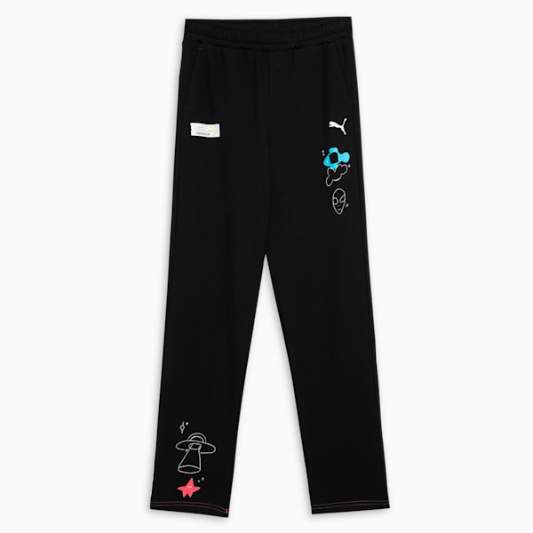 Classics Graphic Youth Pants, PUMA Black, extralarge-IND