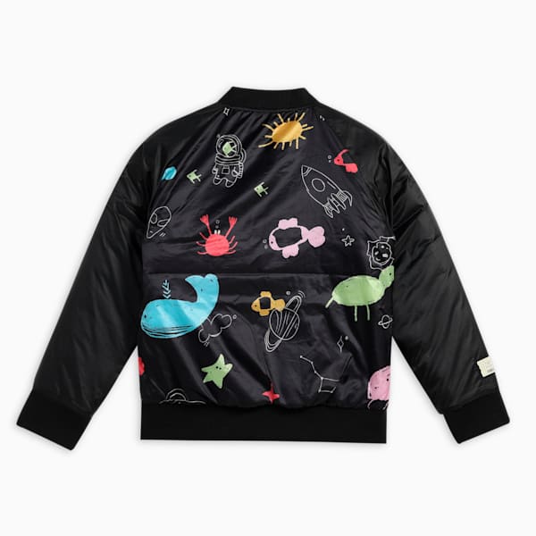 Classics Youth Padded Jacket, PUMA Black, extralarge-IND