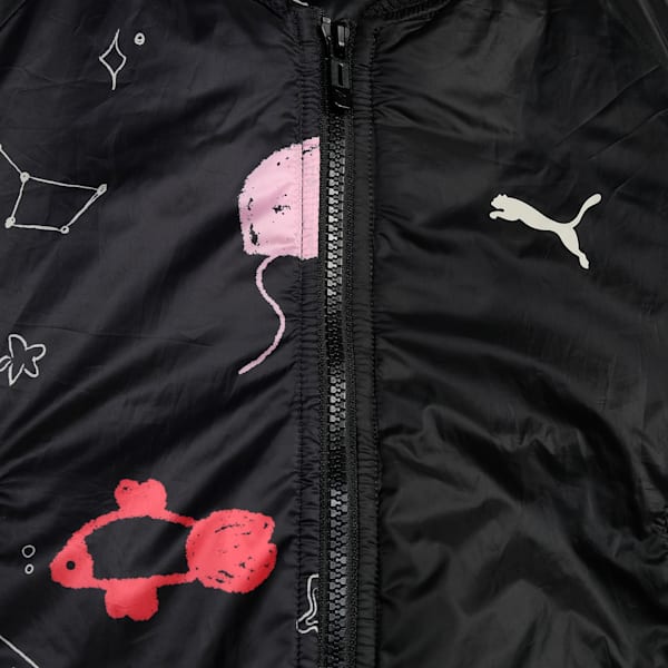 Classics Youth Padded Jacket, PUMA Black, extralarge-IND