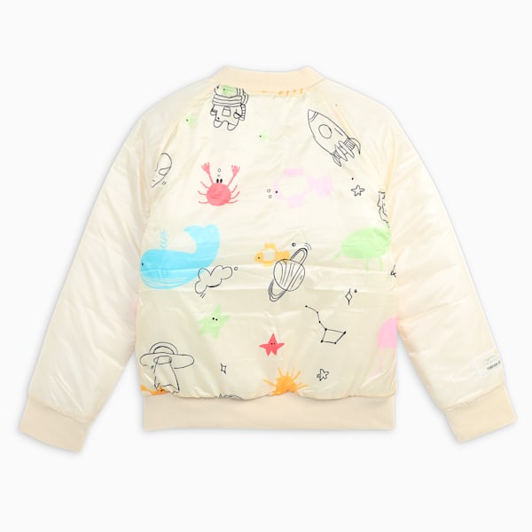 Classics Youth Padded Jacket, Creamy Vanilla, extralarge-IND