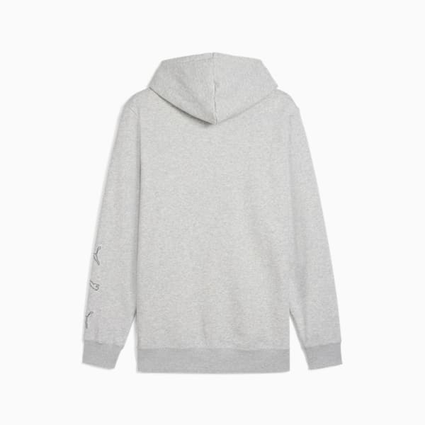 Essentials Logo Lab Men's Hoodie, Light Gray Heather, extralarge