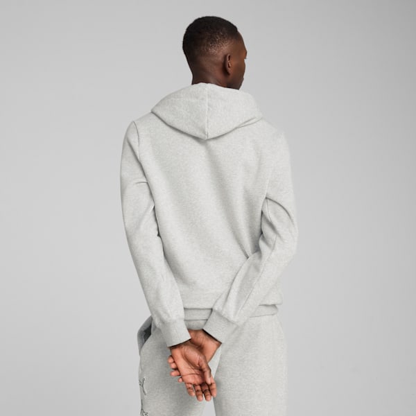 Sudadera Essentials Logo Lab para hombre, Light Gray Heather, extralarge