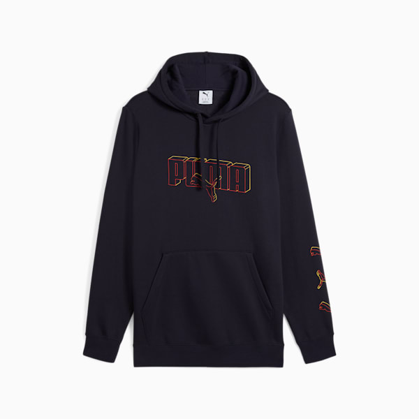 Essentials Logo Lab Men's Hoodie, New Navy, extralarge