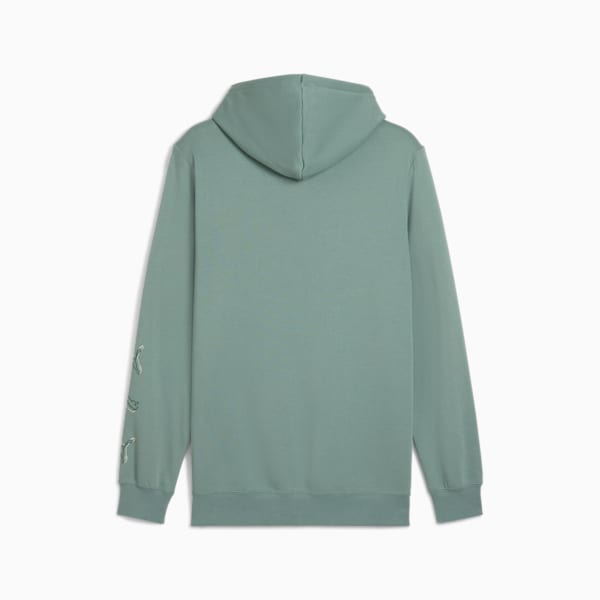 Sudadera Essentials Logo Lab para hombre, Green Moon, extralarge