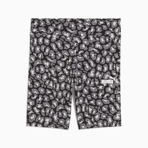 Essentials Animal Big Kids' Short Leggings, PUMA Black, extralarge