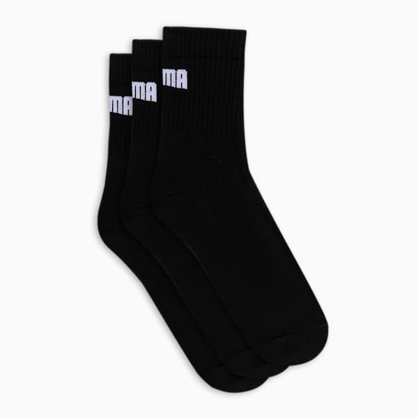 Sport Socks Pack of 3, PUMA Black-PUMA Black-PUMA Black, extralarge-IND