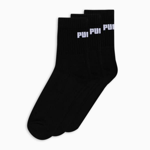 Sport Socks Pack of 3, PUMA Black-PUMA Black-PUMA Black, extralarge-IND