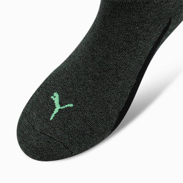 Lifestyle Sneaker Socks Pack of 3, PUMA Black-Forest Green-PUMA Black, extralarge-IND