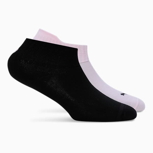 MINI PAWS Women's Socks Pack of 2, PUMA Black-Bright Pink, extralarge-IND