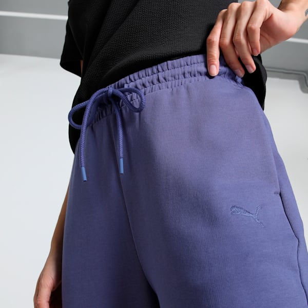 HER Comfort Women's High-Waist Sweat Pants, Blue Crystal, extralarge-IND