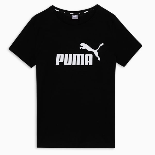 Youth Logo Tee, Puma Black, extralarge-IND