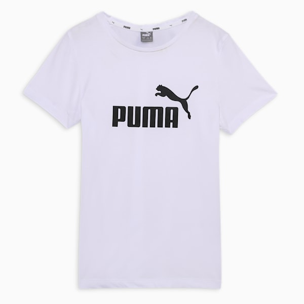 Youth Logo Tee, Puma White, extralarge-IND