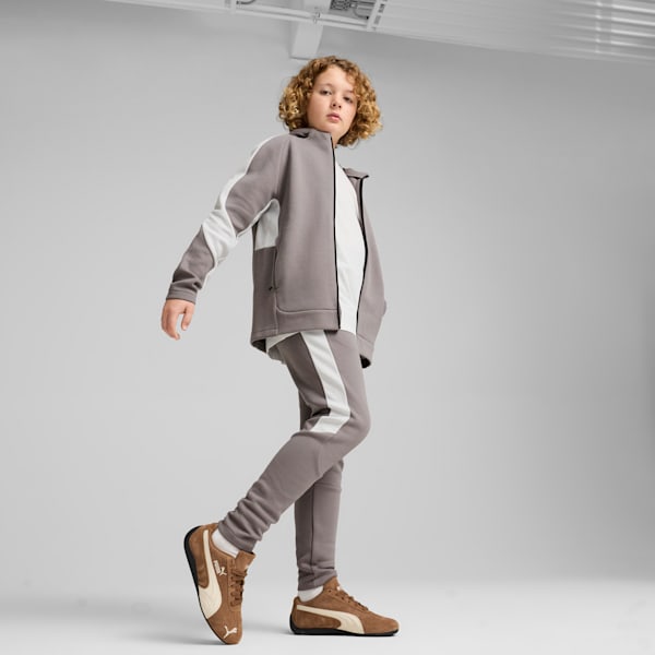 EVOSTRIPE Big Kids' Full-Zip Hoodie, Cast Iron, extralarge