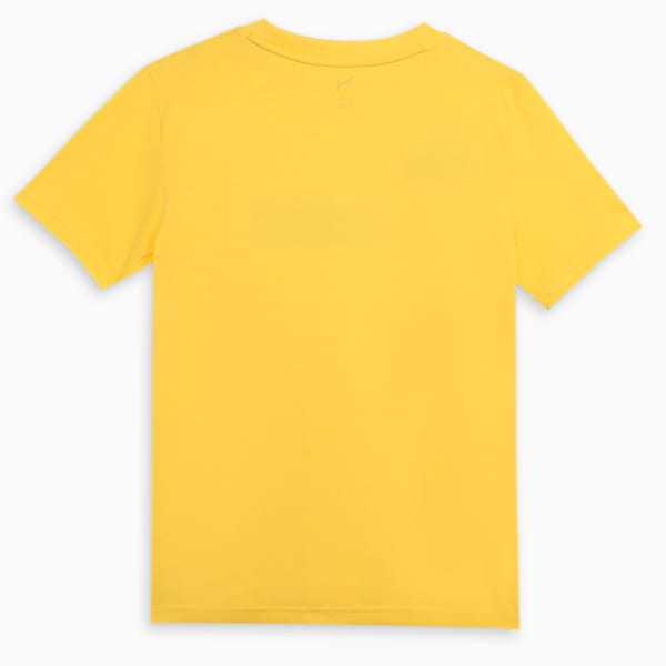 Colour No.1 Logo Youth Tee, Sunny Yellow, extralarge-IND