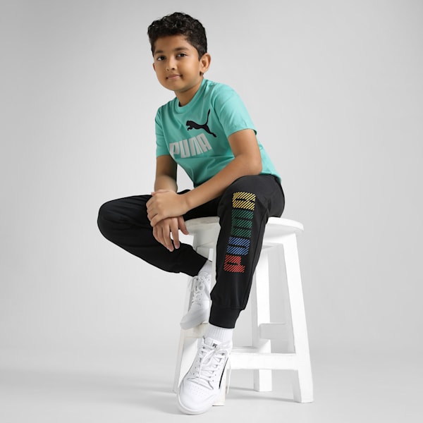 Colour No.1 Logo Youth Tee, Aquatic, extralarge-IND