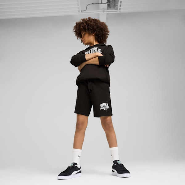 PUMA Class Big Kids' Shorts, PUMA Black, extralarge