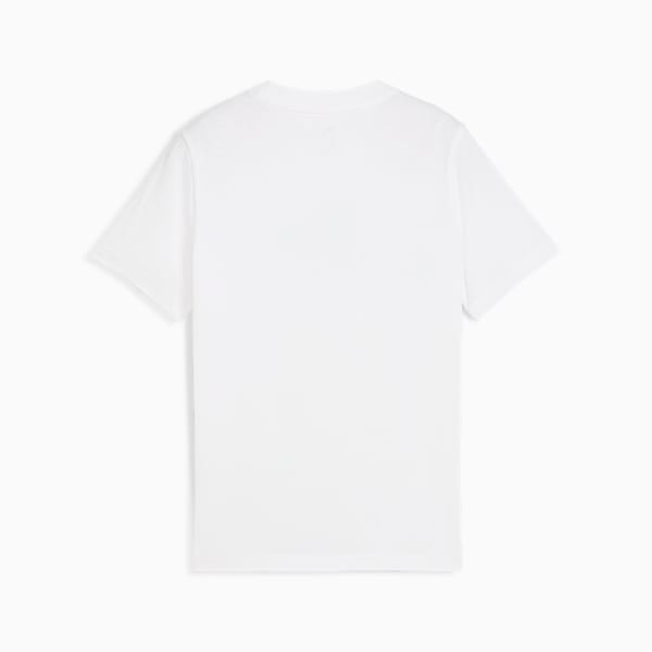Essentials Script Big Kids' Tee, PUMA White, extralarge