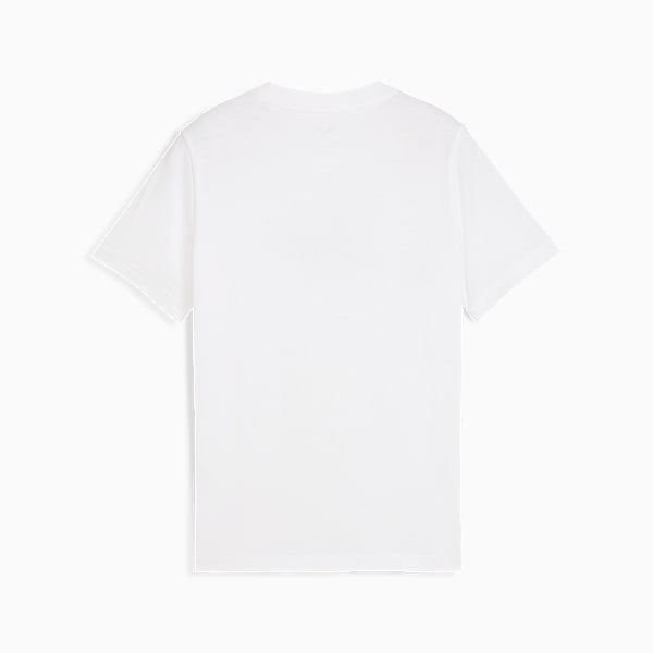 PUMA Essentials Script Big Kids' Tee, PUMA White, extralarge