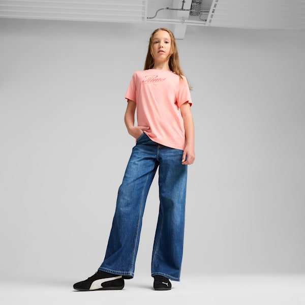 T-shirt Essentials Script Enfant et adolescent, Pink Fruit, extralarge