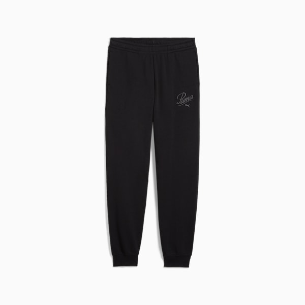 Playera Essentials Script para adolescentes, PUMA Black, extralarge