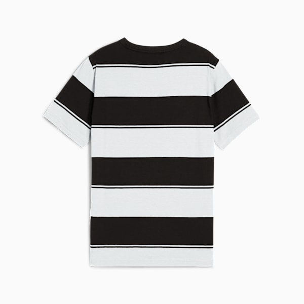 Playera PUMA Class Striped para adolescentes, PUMA Black, extralarge