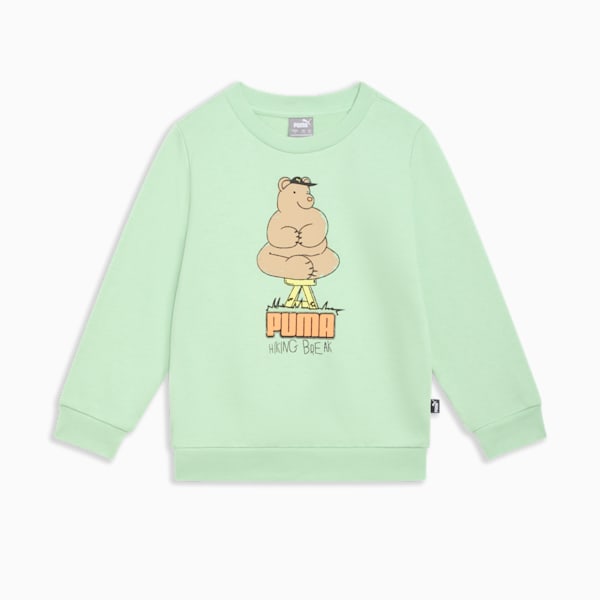 Sudadera Woodland Hiking Break para niños pequeños, Pure Green, extralarge
