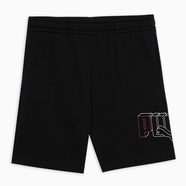 Logo Lab Execution Youth Shorts, PUMA Black, extralarge-IND