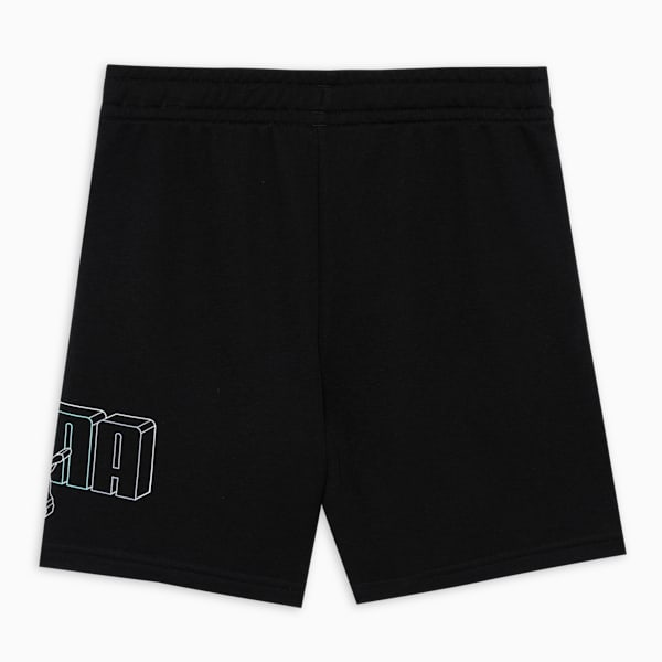 Logo Lab Execution Youth Shorts, PUMA Black, extralarge-IND