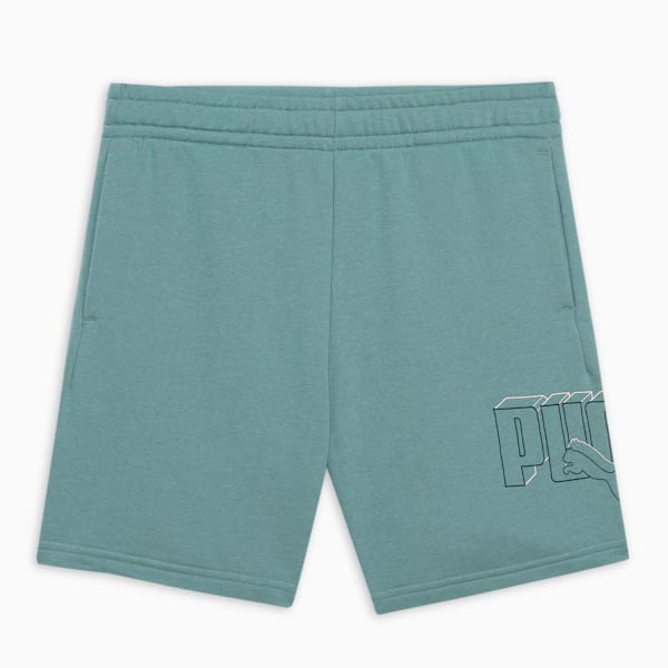 Logo Lab Execution Youth Shorts, Green Moon, extralarge-IND
