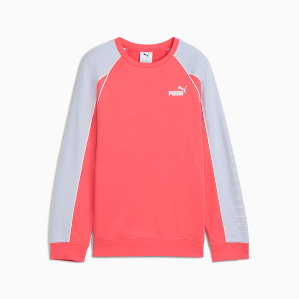 Sudadera PUMA Sport juvenil, Peach Frost, extralarge