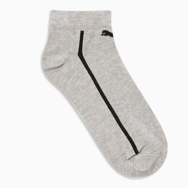 Textured Sneaker Socks Pack of 1, Cool Light Gray, extralarge-IND