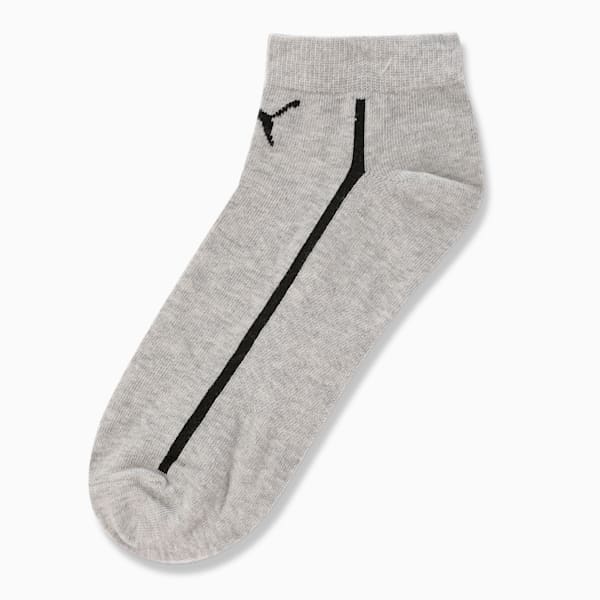 Textured Sneaker Socks Pack of 1, Cool Light Gray, extralarge-IND