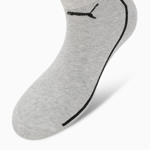 Textured Sneaker Socks Pack of 1, Cool Light Gray, extralarge-IND