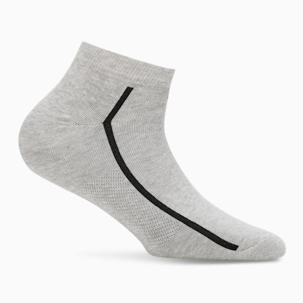 Textured Sneaker Socks Pack of 1, Cool Light Gray, extralarge-IND