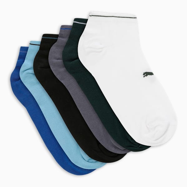 Sneaker Socks Pack of 6, Malachite, extralarge-IND