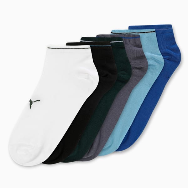 Sneaker Socks Pack of 6, Malachite, extralarge-IND