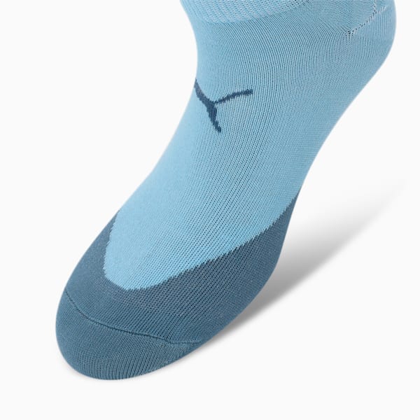 Colorblock Sneaker Socks Pack of 3, Dusky Blue, extralarge-IND